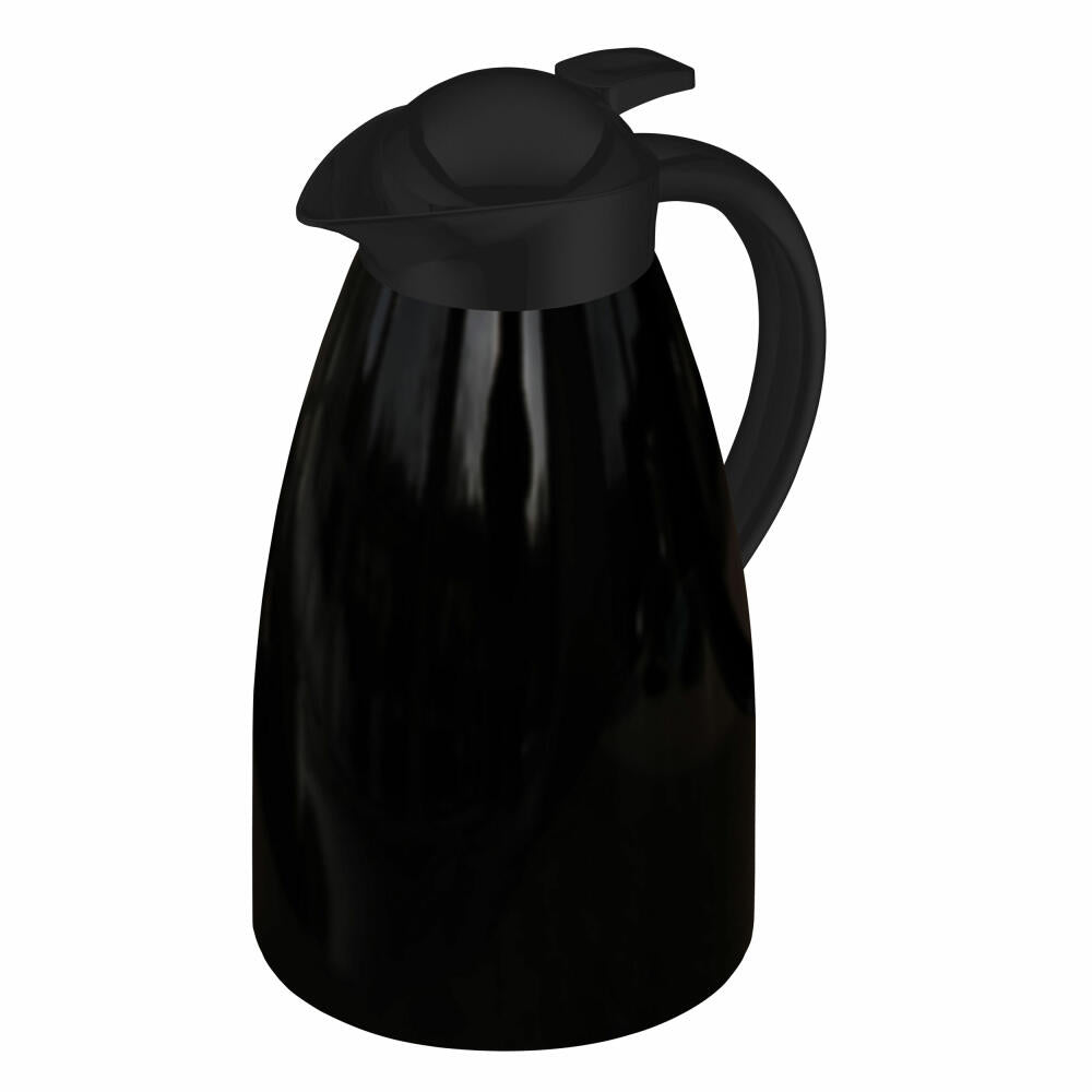 alfi Isolierkanne SIGNO ONE, Isokanne, Kanne, Kaffeekanne, Edelstahl, Velvet Black Polished, 1 L, 1423232100