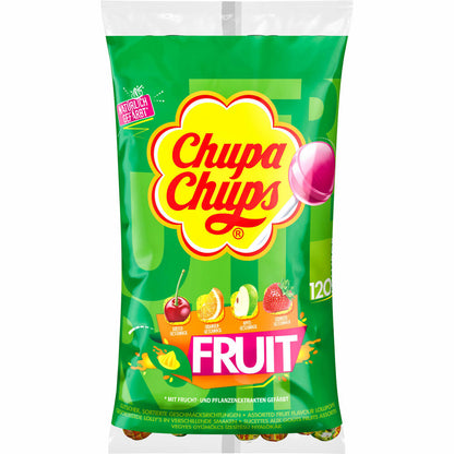 Chupa Chups Schlemmer Lollipops, Fruit, Lolli, Lolly, Mix, in Bag, 120 Pieces, 1.44 kg