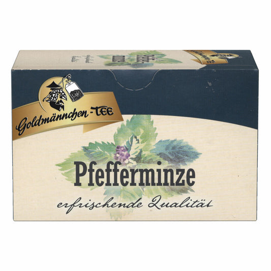 Goldmännchen Tee Pfefferminze, Kräutertee, 20 einzeln versiegelte Teebeutel