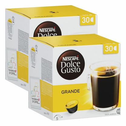 Nescafé Dolce Gusto Grande storage box, set of 2, coffee, cafe with crema, coffee capsules, 2 x 30 capsules