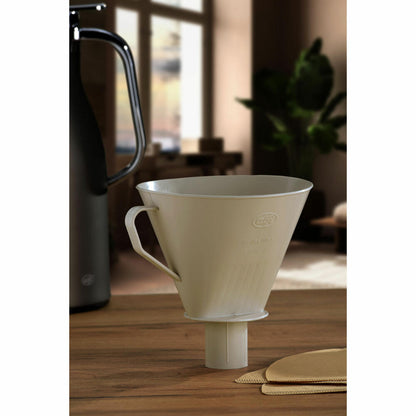 alfi coffee filter AROMA PLUS, coffee filter, hand filter, filter insert, size 4, Oatmeal Beige, 0099321000