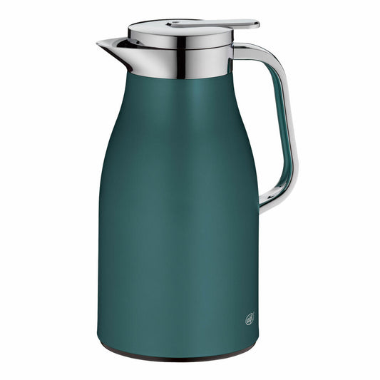 Alfi Skyline vacuum flask, thermos flask, stainless steel, Sea Pine Matt, 1 L, 1321293100