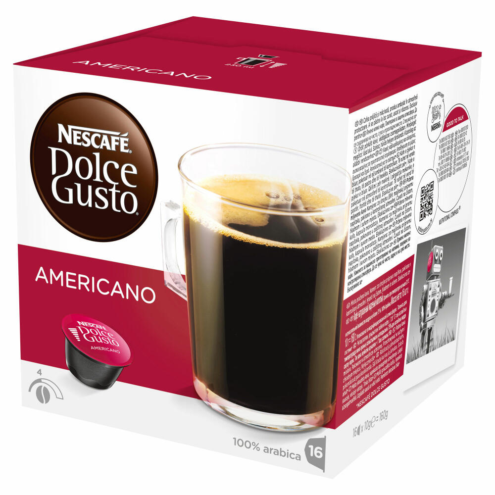 Nescafé DOLCE GUSTO Cups Gift Set, 3 Packs with Cup Caffè Americano, Coffee, Coffee Capsule, Capsules