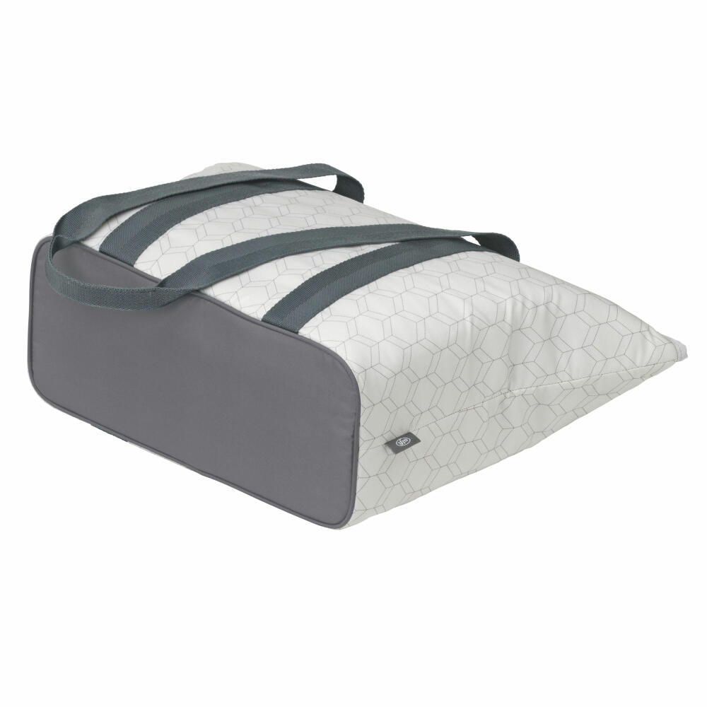 alfi cooler bag ISO SHOPPER, insulated bag, shopping bag, thermo shopper, polyester, geo grey, 17 L, 0007440170