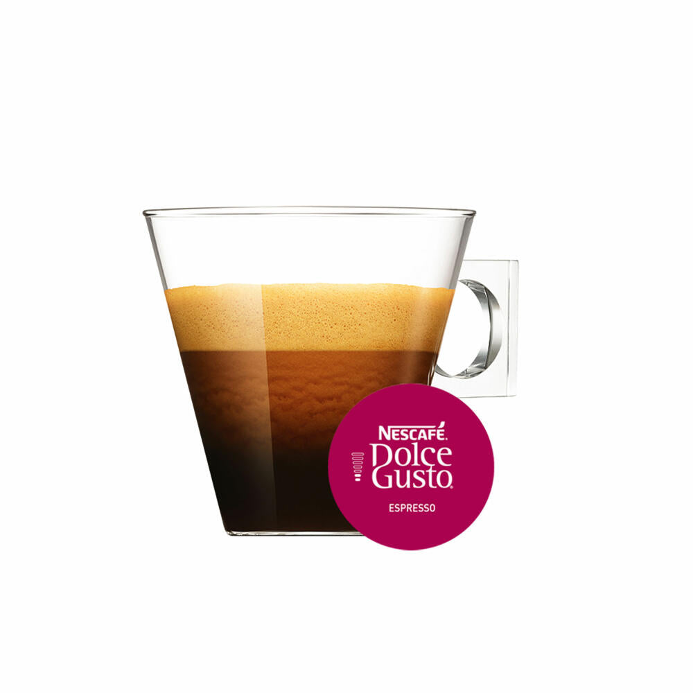 Nescafé Dolce Gusto Espresso, Kapseln, Kaffeekapsel, Café, Coffee, Kaffee, 16 Kapseln