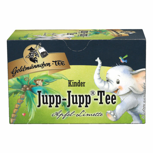 Goldmännchen Kindertee Jupp-Jupp Tee, Früchtetee, 20 einzeln versiegelte Teebeutel