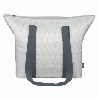 alfi cooler bag ISO SHOPPER, insulated bag, shopping bag, thermo shopper, polyester, geo grey, 17 L, 0007440170