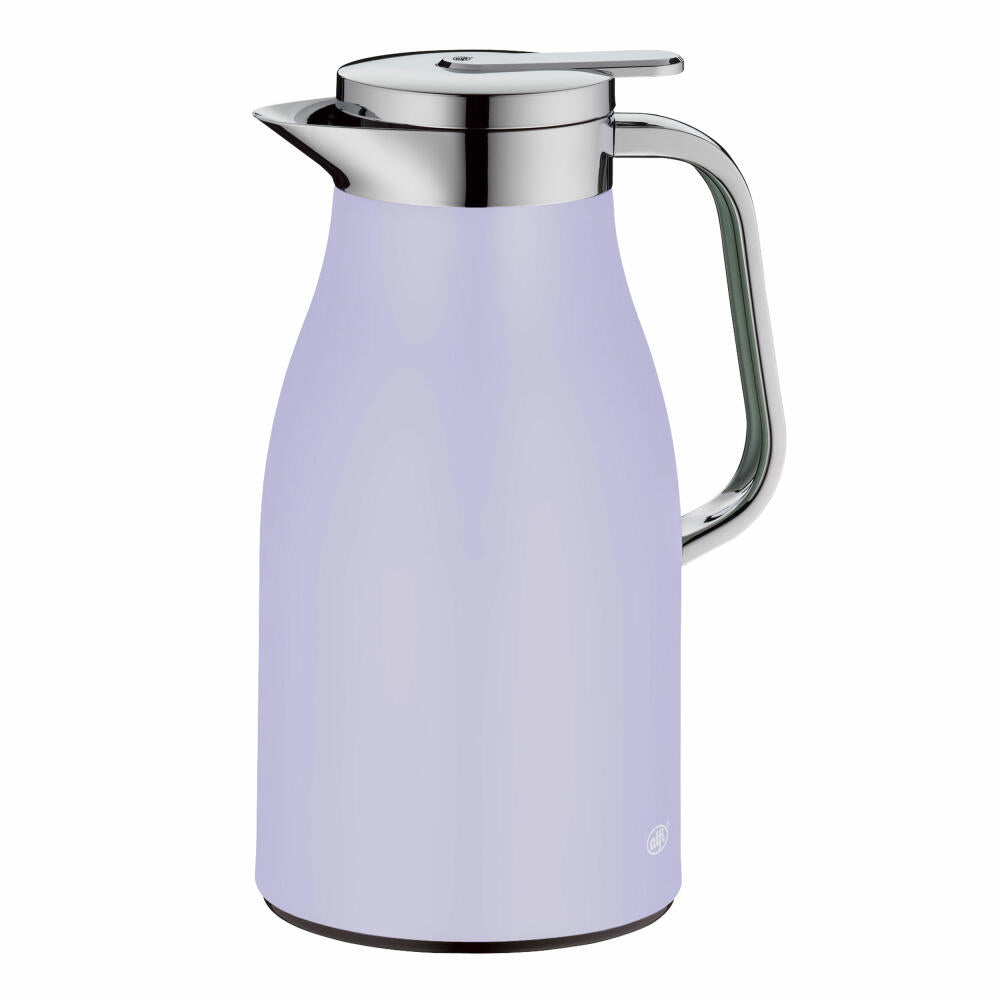 Alfi Skyline vacuum flask, thermos flask, stainless steel, lavender matt, 1 L, 1321381100