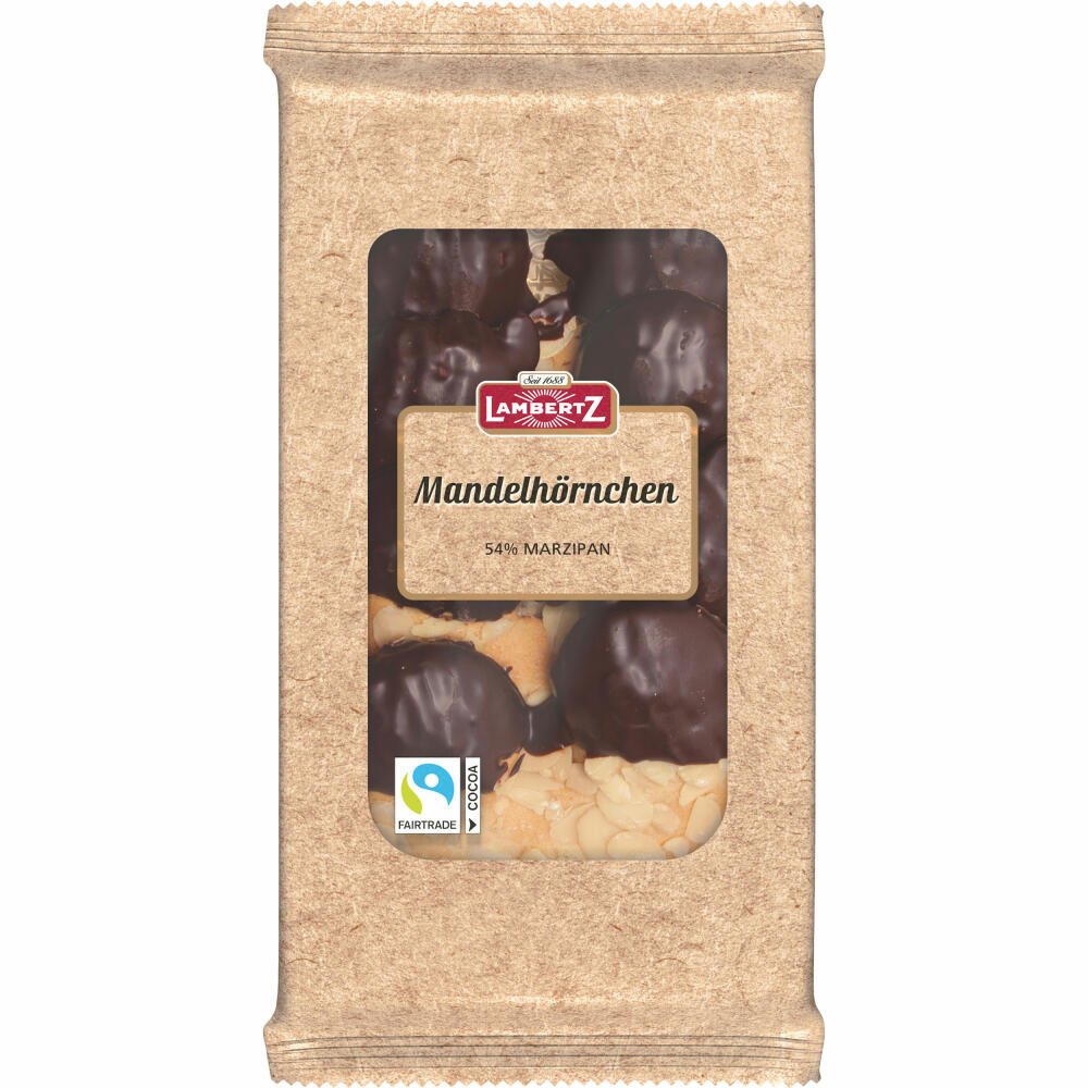 Lambertz Mandelhörnchen, Mandel Hörnchen, Gebäck, Marzipan, Marzipangebäck, 175 g