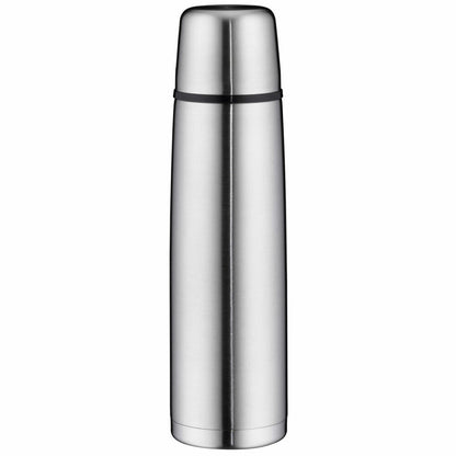 alfi insulated bottle ISOTHERM PERFECT screw cap, insulated bottle, thermos flask, bottle, stainless steel, Stainless Steel Mat, 1 L, 5107205100