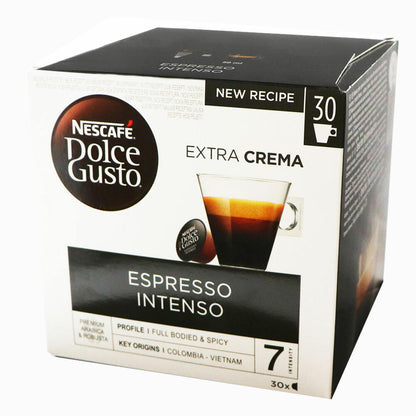 Nescafé Dolce Gusto Espresso Intenso storage box, set of 3, coffee, coffee capsules, 3 x 30 capsules