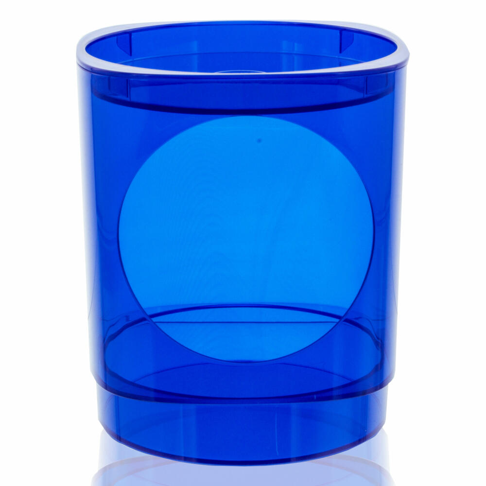 Nescafé Dolce Gusto capsule holder Cuba, suitable for Café Royal capsules, coffee capsule holder, holder for 36 capsules, coffee capsule, acrylic glass, blue, Ø 15 cm