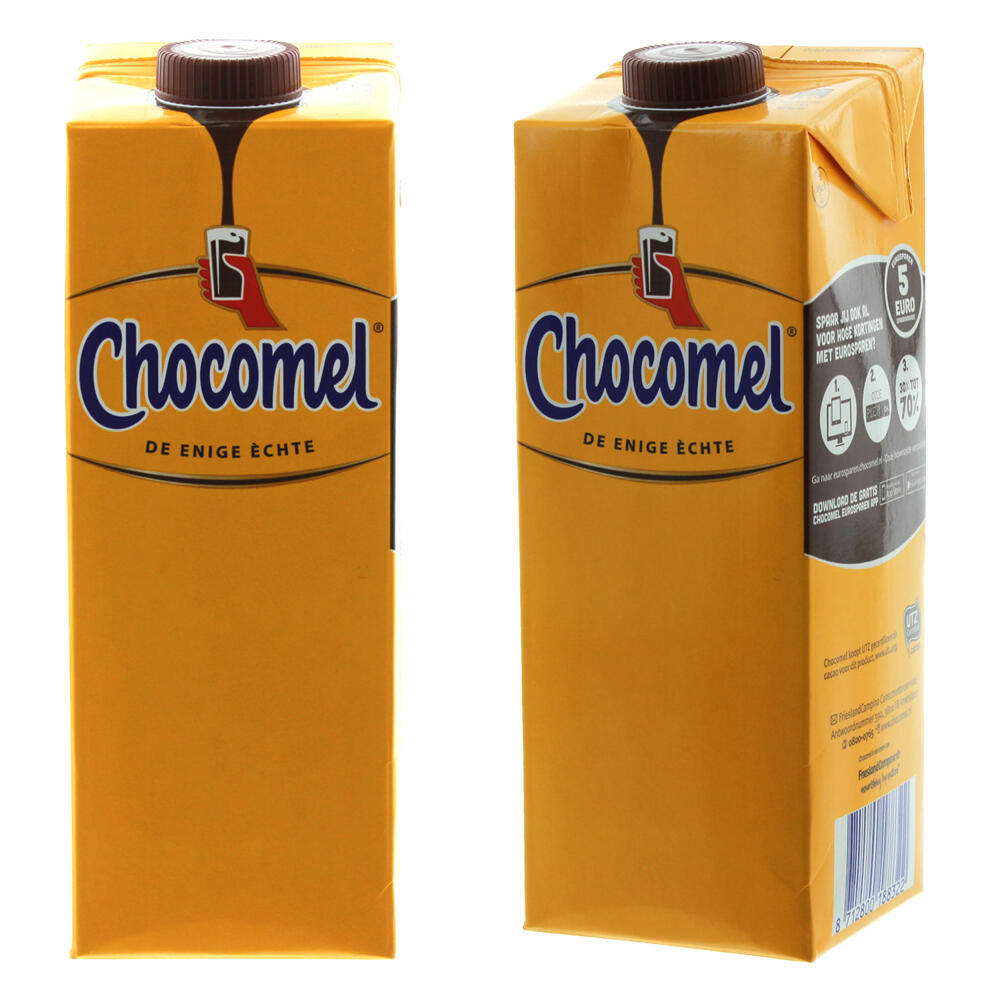 Chocomel Kakao Karton, 2er Set, Trinkschokolade, Holland Schoko, Trink Schokolade, 1 L