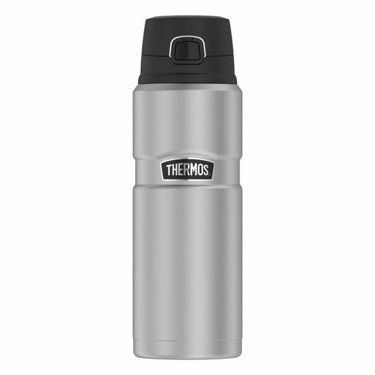 Thermos insulated bottle Stainless King, drinking bottle, stainless steel, Stainless Steel Matt, 700 ml, 4010205070