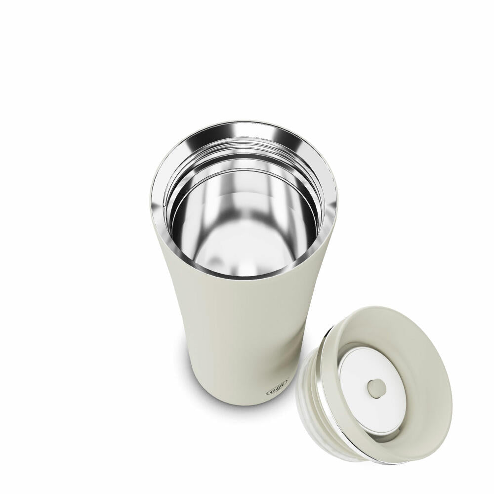 alfi Isolier-Trinkbecher BALANCE TEA MUG, Isobecher, Thermobecher, Thermo Becher, Edelstahl, Silver Lining Mat, 500 ml, 5510294050