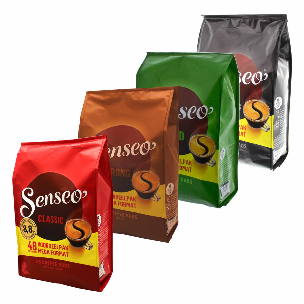 Senseo 48er Variation Monthly Pack, Coffee Pads, 4 Varieties, 192 Pads / Portions