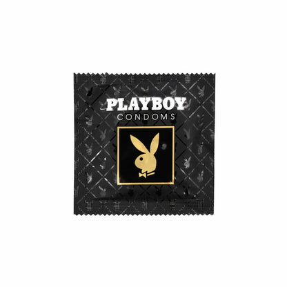 Playboy Condoms Real Feeling Condoms Set of 10, Contraceptive, Intensive, 56 mm, 10 x 4 Pieces