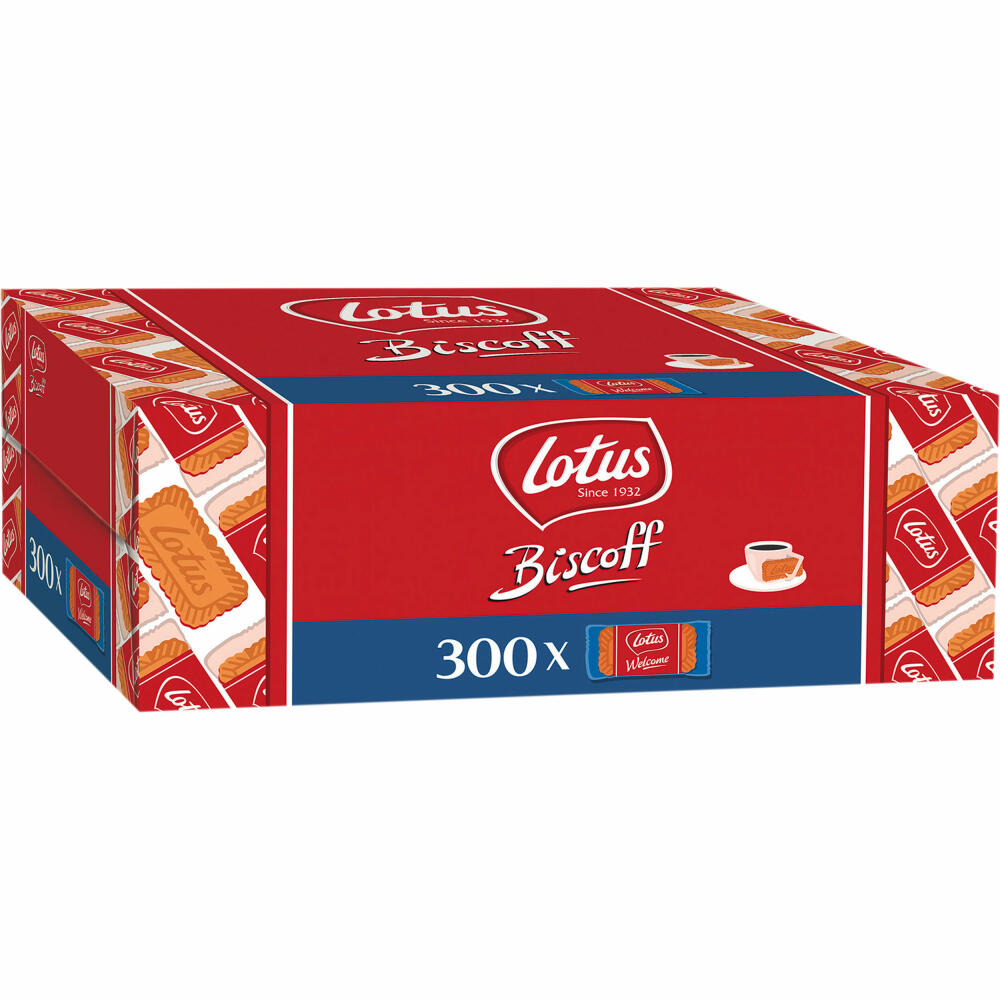 Lotus Biscoff Caramel Biscuits Welcome, Caramel Biscuits, Caramel Cookies, 300 Pieces, Individually Wrapped, 1.875 kg