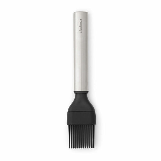 Brabantia Baking Brush Silicone Profile, Cooking Utensil, Kitchen Aid, Brush, Silicone / Steel, Matt Steel, 19 cm, 137440