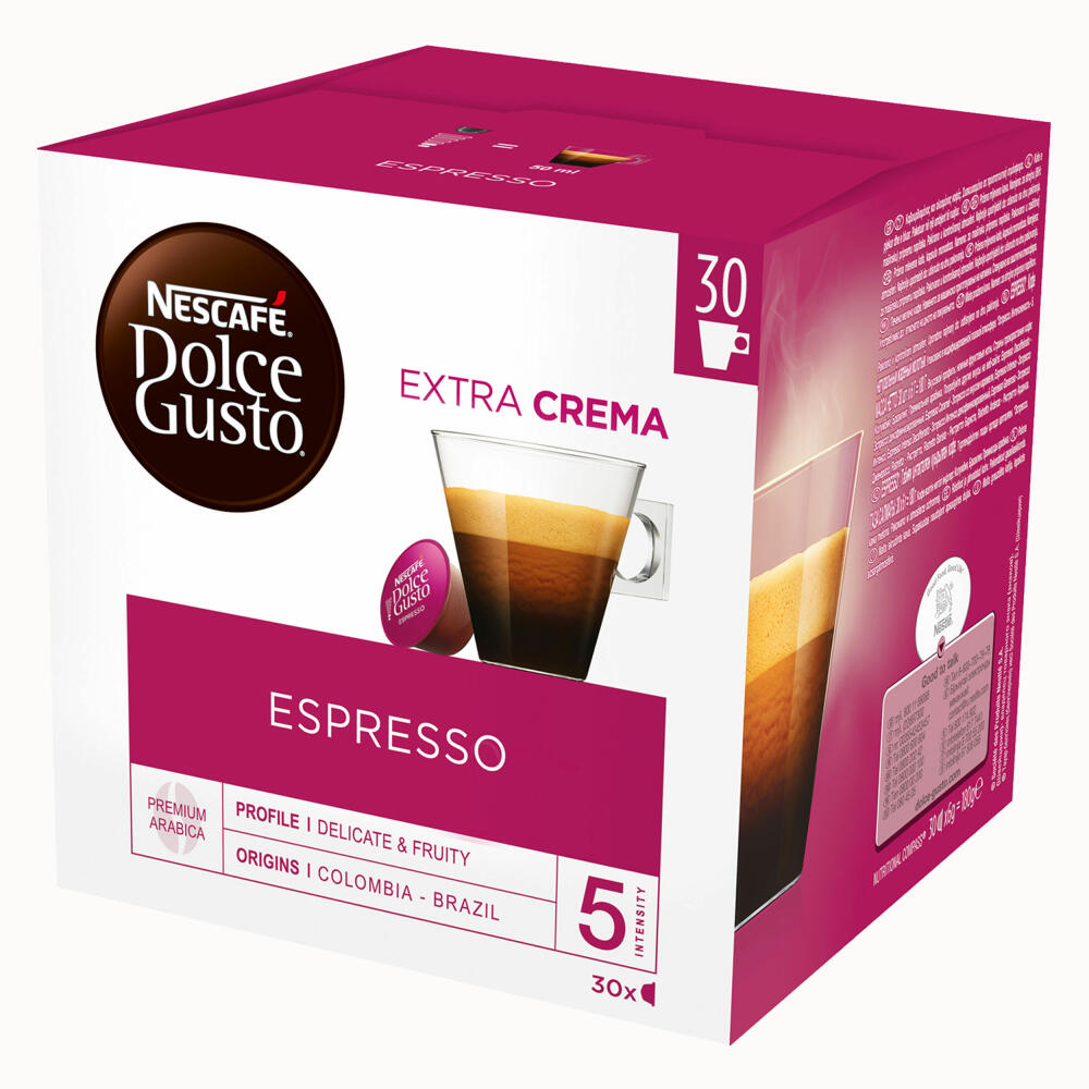 Nescafé Dolce Gusto Espresso Storage Box, Coffee, Coffee Capsules, 30 Capsules