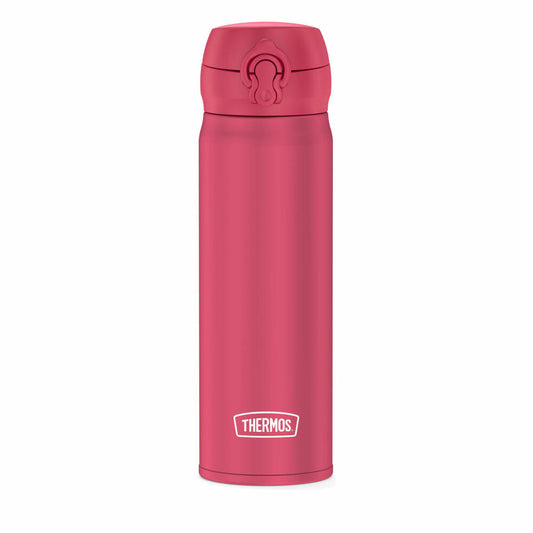 Thermos drinking bottle Ultralight Bottle, insulated bottle, stainless steel, deep pink matt, 500 ml, 4035244050