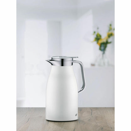 Alfi Skyline Thermos Jug, Stainless Steel, Coconut White Matt, 1 L, 1321211100