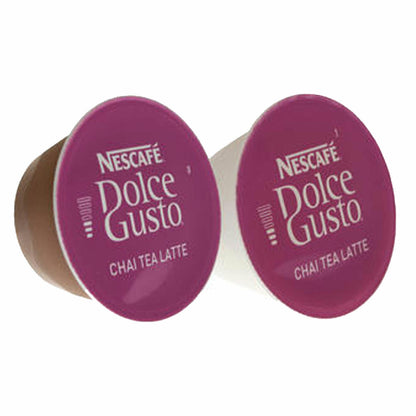 Nescafé Dolce Gusto Chai Tea Latte, tea, tea capsule, pack of 5, 5 x 16 capsules (40 servings)