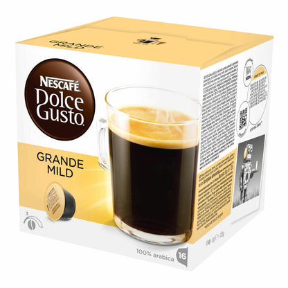 Nescafé DOLCE GUSTO Tassen Geschenkset, 3 Packungen mit Becher Grande Mild, Kaffee, Kaffeekapsel, Kapseln