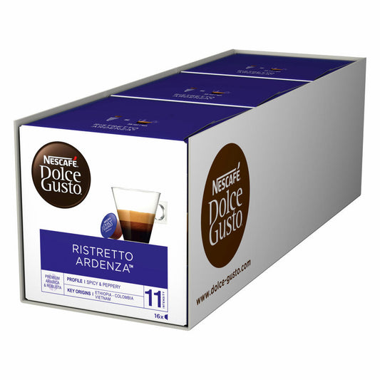 Nescafé Dolce Gusto Espresso Ristretto Ardenza, Pack of 3, Strong, Coffee, Coffee Capsule, 3 x 16 Capsules (48 Servings Total)