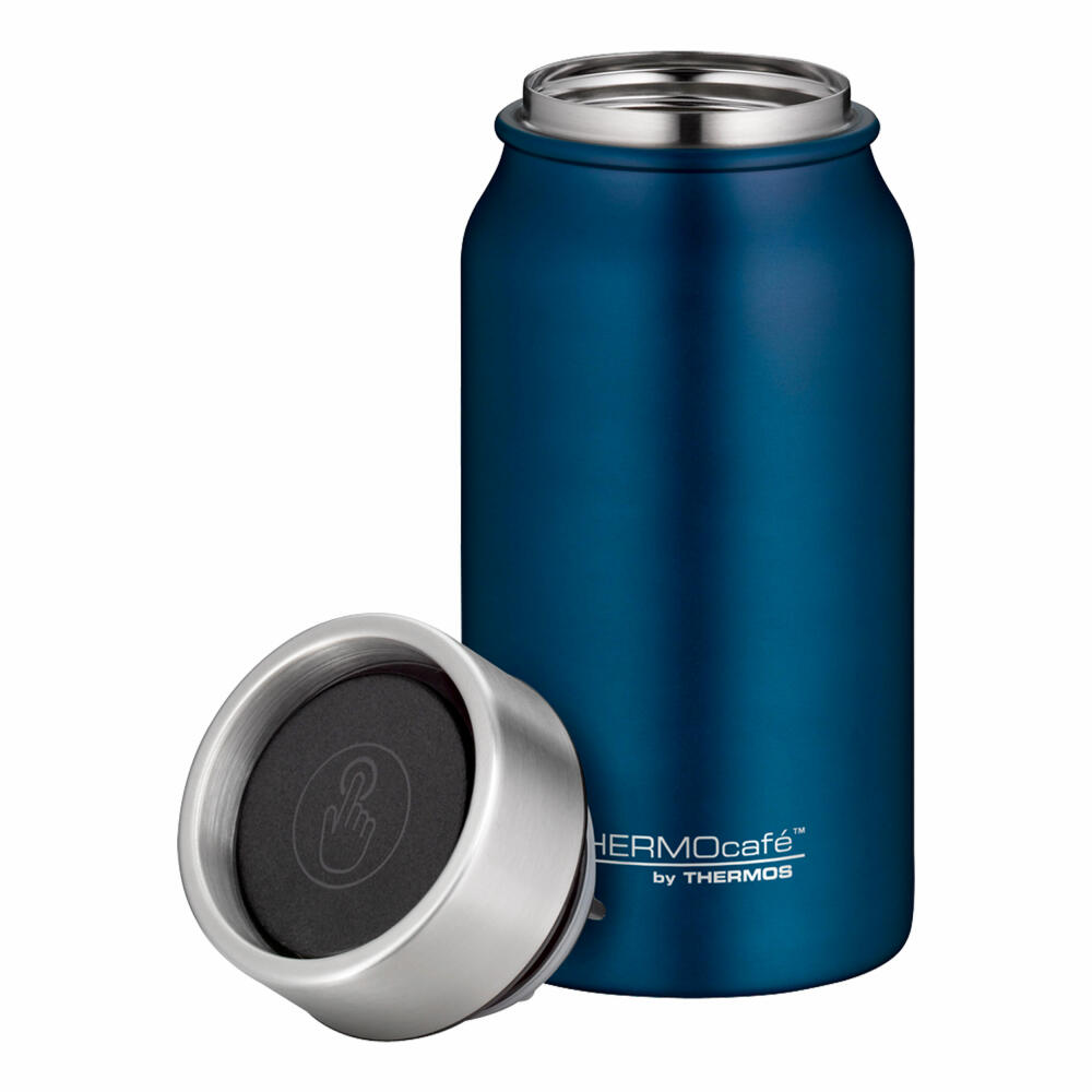 Thermos TC Drinking Mug, Thermobecher, Trinkbecher, Isobecher, Thermo Becher, Edelstahl, Saphire Blue, 350 ml, 4097.259.035