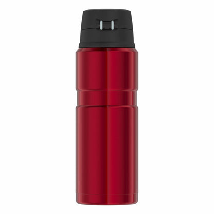 Thermos insulated bottle Stainless King, drinking bottle, stainless steel, cranberry red polished, 700 ml, 4010248070