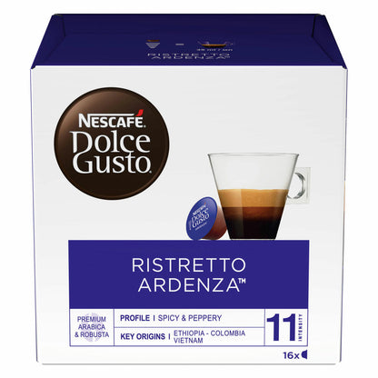 Nescafé Dolce Gusto Espresso Ristretto Ardenza, Kräftig, Kaffee, Kaffeekapsel, 16 Kapseln / Portionen