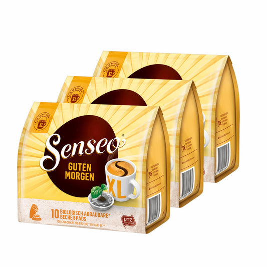 Senseo Coffee Pads Good Morning XL, Strong &amp; Intense, Coffee Pads, Pack of 3, á 125 g