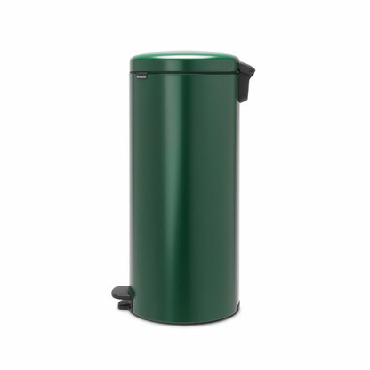 Brabantia Treteimer NewIcon, Abfalleimer, Mülleimer, Stahl, Pine Green, 30 L, 304088