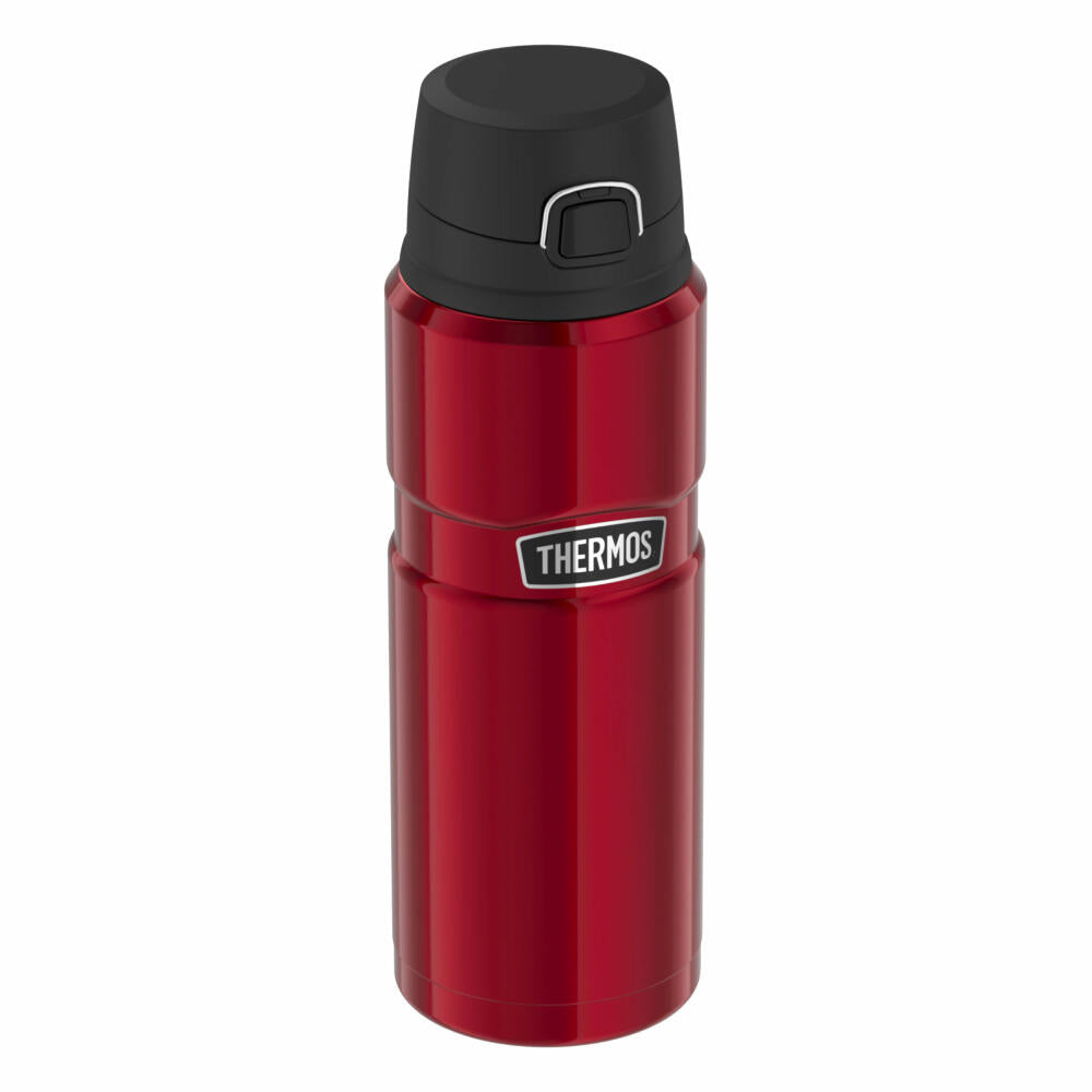 Thermos insulated bottle Stainless King, drinking bottle, stainless steel, cranberry red polished, 700 ml, 4010248070