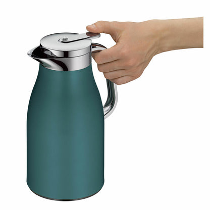 Alfi Skyline vacuum flask, thermos flask, stainless steel, Sea Pine Matt, 1 L, 1321293100