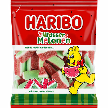 Haribo Watermelons, Fruit Gum, Foam Sugar, in Bag, 160 g