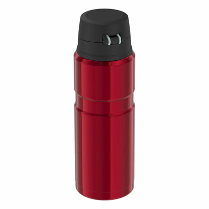 Thermos insulated bottle Stainless King, drinking bottle, stainless steel, cranberry red polished, 700 ml, 4010248070