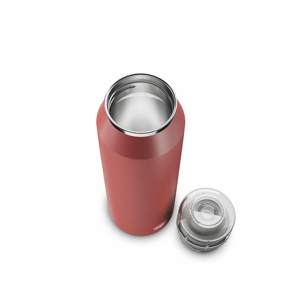 Alfi drinking bottle Endless Iso Bottle, insulated bottle, stainless steel, Mediterranean Red Matt, 0.5 L, 5669300050