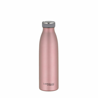 THERMOS ThermoCafé Thermos Bottle TC Bottle, Drinking Bottle, Iso Bottle, Stainless Steel Matt, Rose Gold, 0.5 L, 4067.284.050