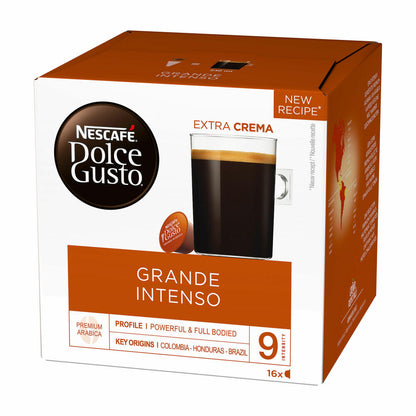 Nescafé DOLCE GUSTO Tassen Geschenkset, 3 Packungen mit Becher Caffè Grande Intenso, Stark, Kaffee, Kaffeekapsel, Kapseln