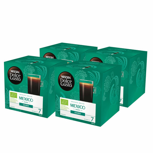 Nescafé Dolce Gusto Absolute Origin Mexico Chiapas Grande, Kaffee Kapsel, Kaffeekapsel, Röstkaffee, Bio, 48 Kapseln