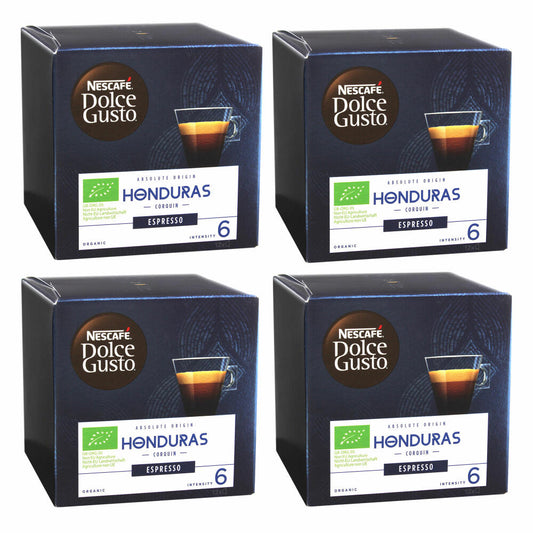 Nescafé Dolce Gusto Absolute Origin Honduras Corquin Espresso, Coffee Capsule, Coffee Capsule, Roasted Coffee, Organic, 48 Capsules