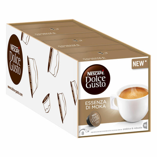 Nescafé Dolce Gusto Essenza di Moka, Coffee, Cafe, Coffee Capsule, 48 Capsules