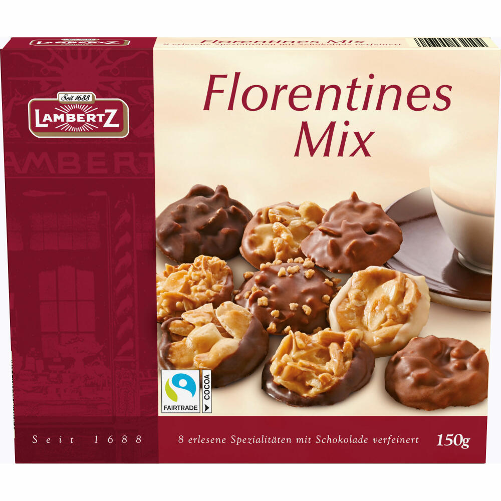 MHD Lambertz Florentines Mix, Mischung, Gebäck, 150g, MHD 30.01.2025