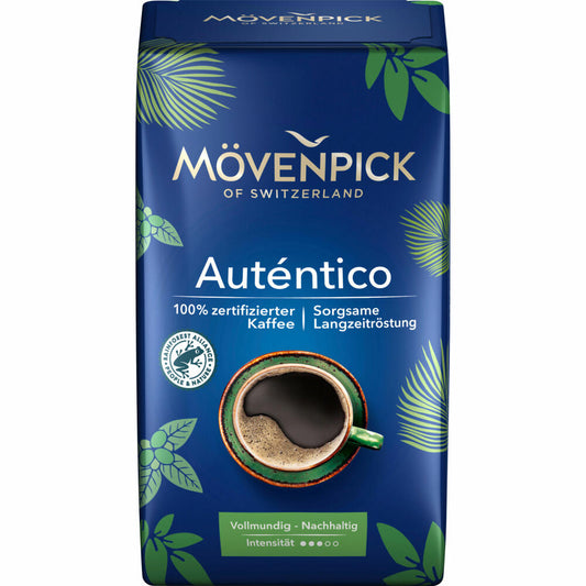 Mövenpick Crema Autentico, gemahlener Röstkaffee, Filterkaffee, Kaffee, 500 g