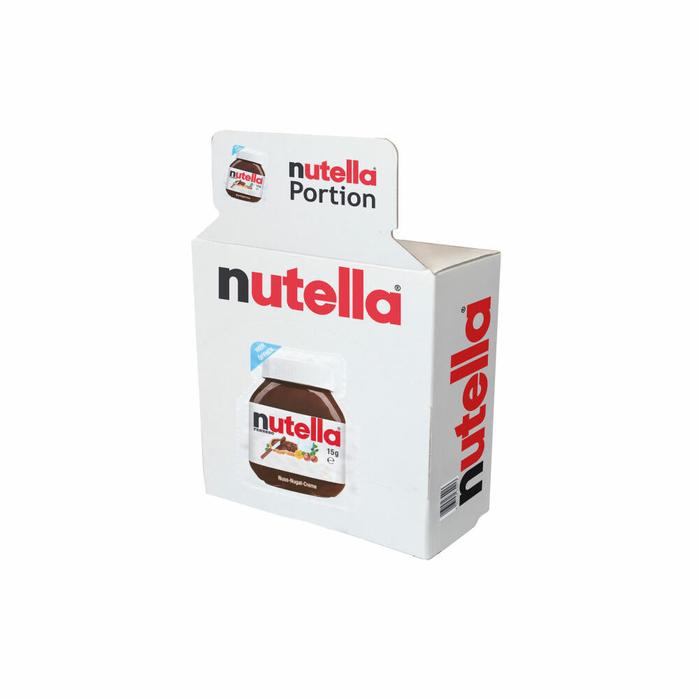 Ferrero Nutella Thekendisplay, Brotaufstrich, Brot Aufstrich, Schokolade, Schokoladenaufstrich, für Gastro, Hotel, Büro, Kantine, 40 Stück á 15 g