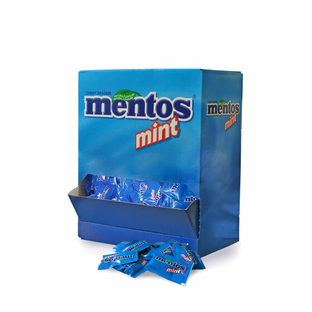 Mentos Mint Duo, dragee, chewy dragee, chewy candy, chewy candy, for gastronomy, hotel, office, canteen, 250 pieces á 5.70 g