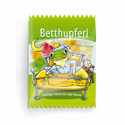 Hellma Betthupferl, Fruchtgummi, Gummibonbon, Süßigkeit, für Gastro, Hotel, Büro, Kantine, Runddose, 100 Stück á 8.5 g