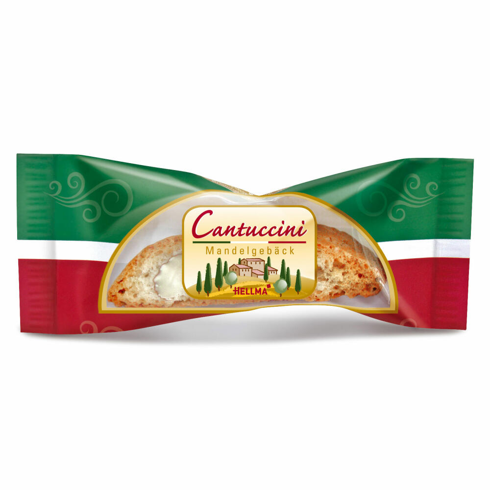 Hellma Cantuccini-Mandelgebäck, Kekse, einzeln verpackt, 60 Stück